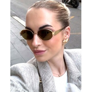 Vintage Oval Fashion Glasses For Women